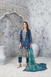 Tawakkal Semi Unstitched Nira Collection D-1121